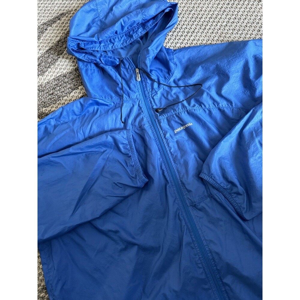 Patagonia Lightweight Mens Hoodie‎ Blue Windbreaker Jacket xxl vtg